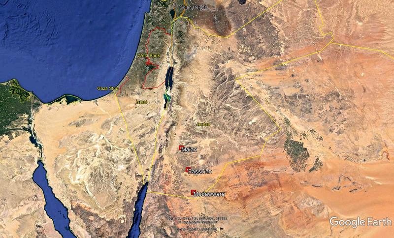 Figure 2. The location of the forts. Country border data, US Dept of State Geographer. Image, Landsat/ Copernicus and Google Earth 2018.
