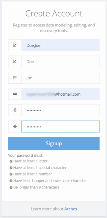 Arches ea v4 auth public access registration arches ea v4 auth public access registration